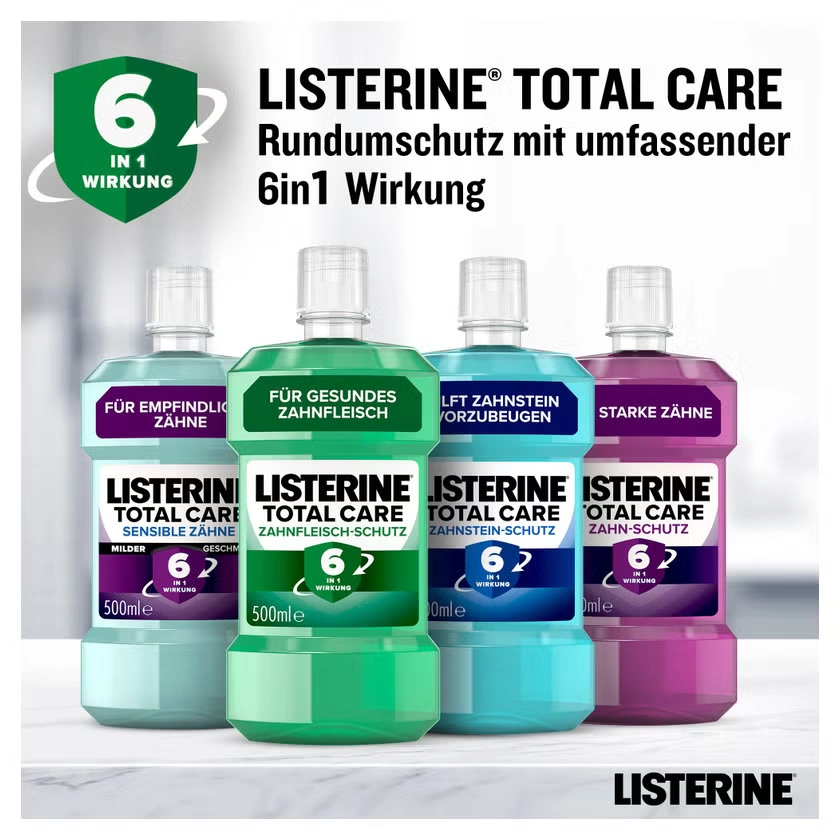 LISTERINE Total Care Zahnfleisch-Schutz Mundspül.