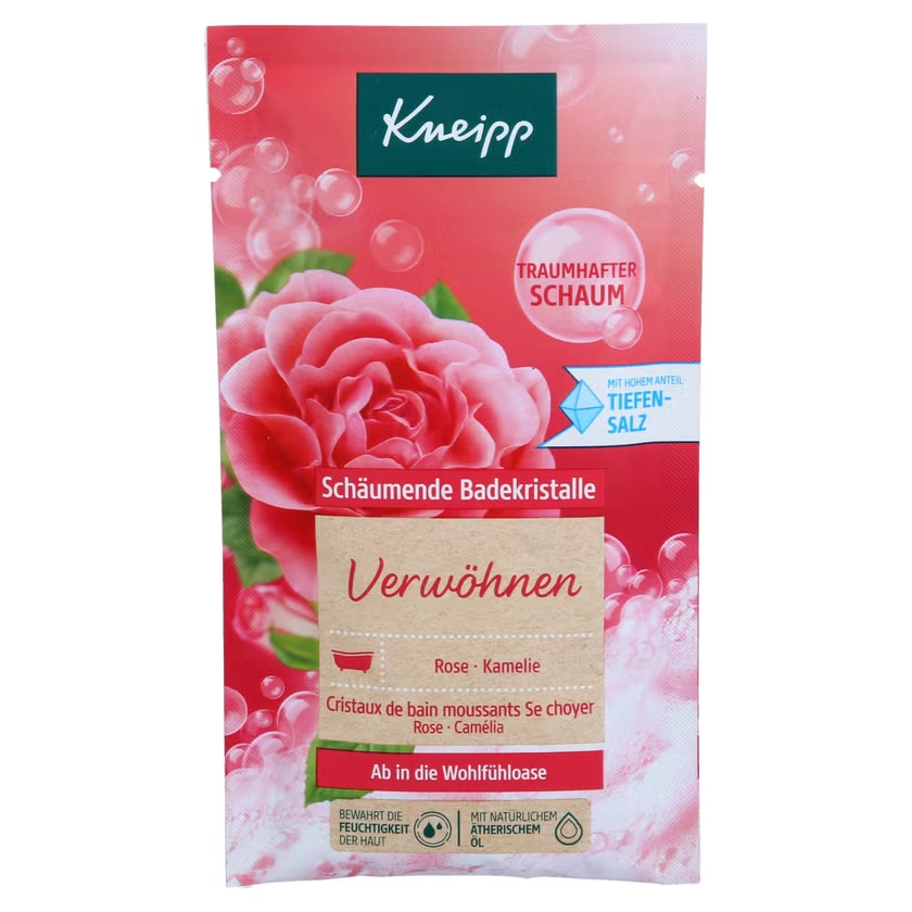 KNEIPP schäumende Badekristalle Verwöhnen