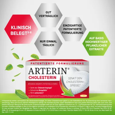 Arterin Cholesterin Inhaltsstoffe Phytosterole
