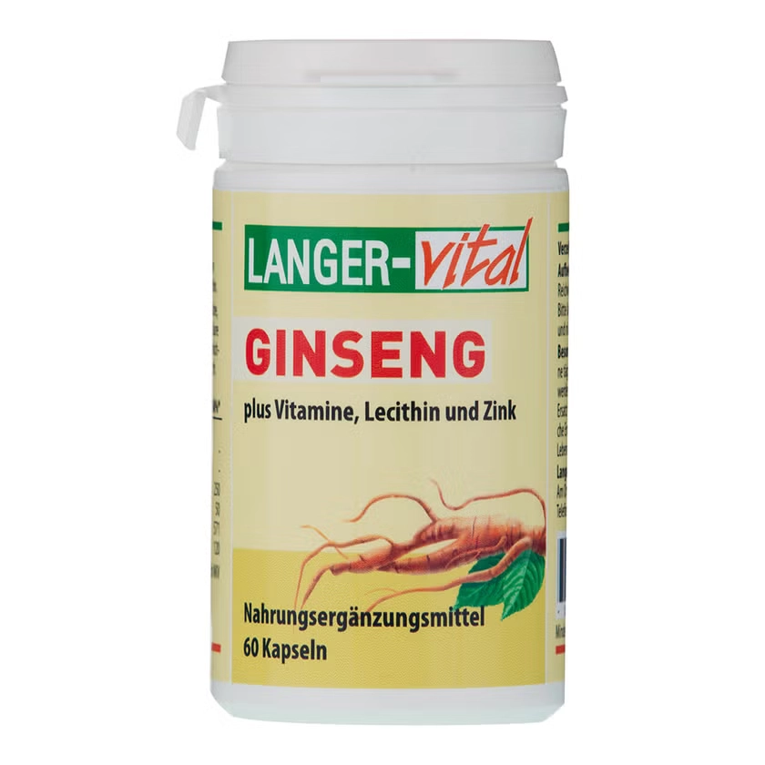 GINSENG 200 mg Lecithin Kapseln