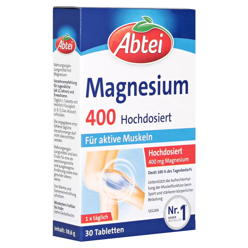 ABTEI Magnesium 400 hochdosiert Tabletten