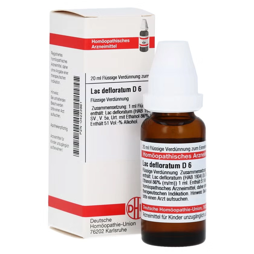 LAC DEFLORATUM D 6 Dilution