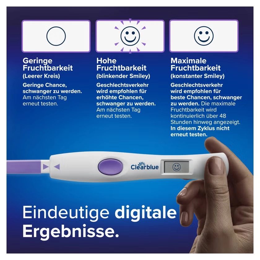 CLEARBLUE Ovulation u.Schwangerschaftstest Kombip.