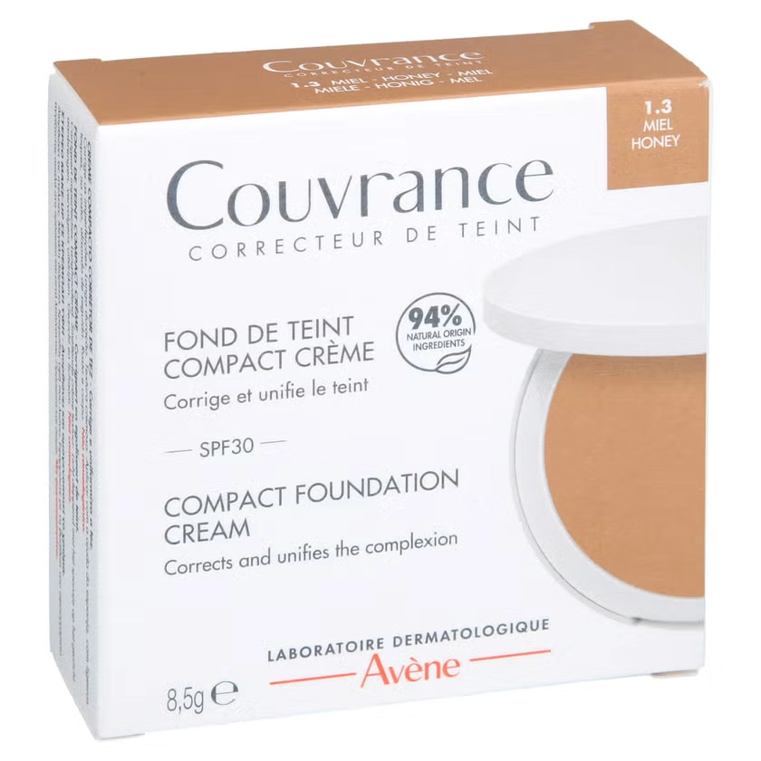 AVENE Couvrance Kompakt Creme-Make-up honig 1.3