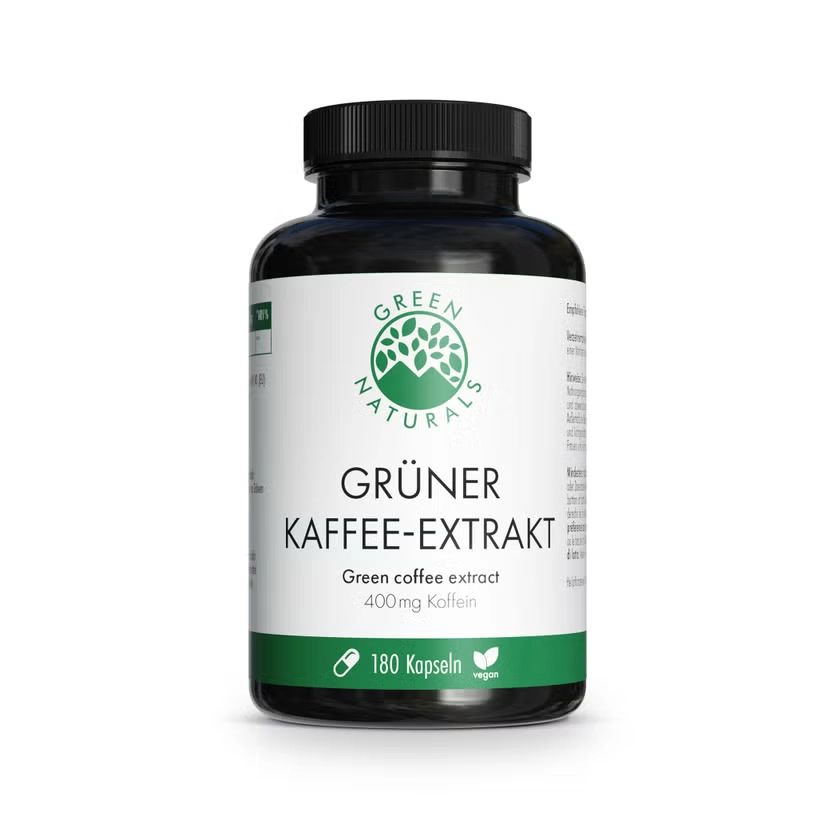 GREEN NATURALS Grüner Kaffee-Extr.100% Koffein Kps