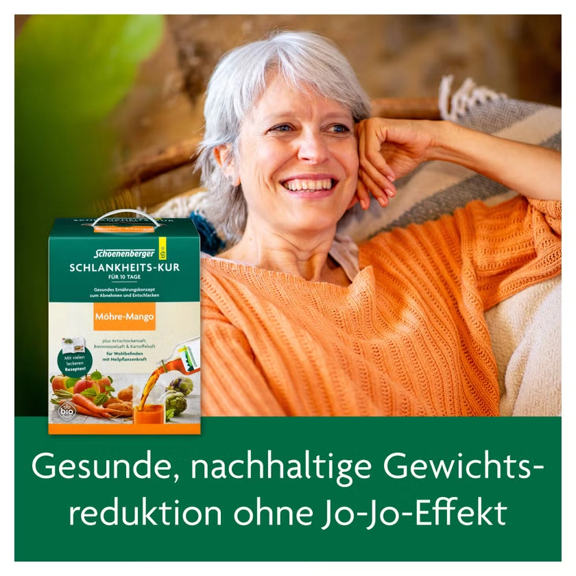 SCHLANKHEITSKUR Möhre-Mango Bio Schoenenberger