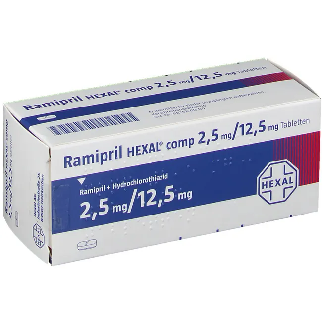 RAMIPRIL HEXAL comp. 2,5 mg/12,5 mg Tabletten
