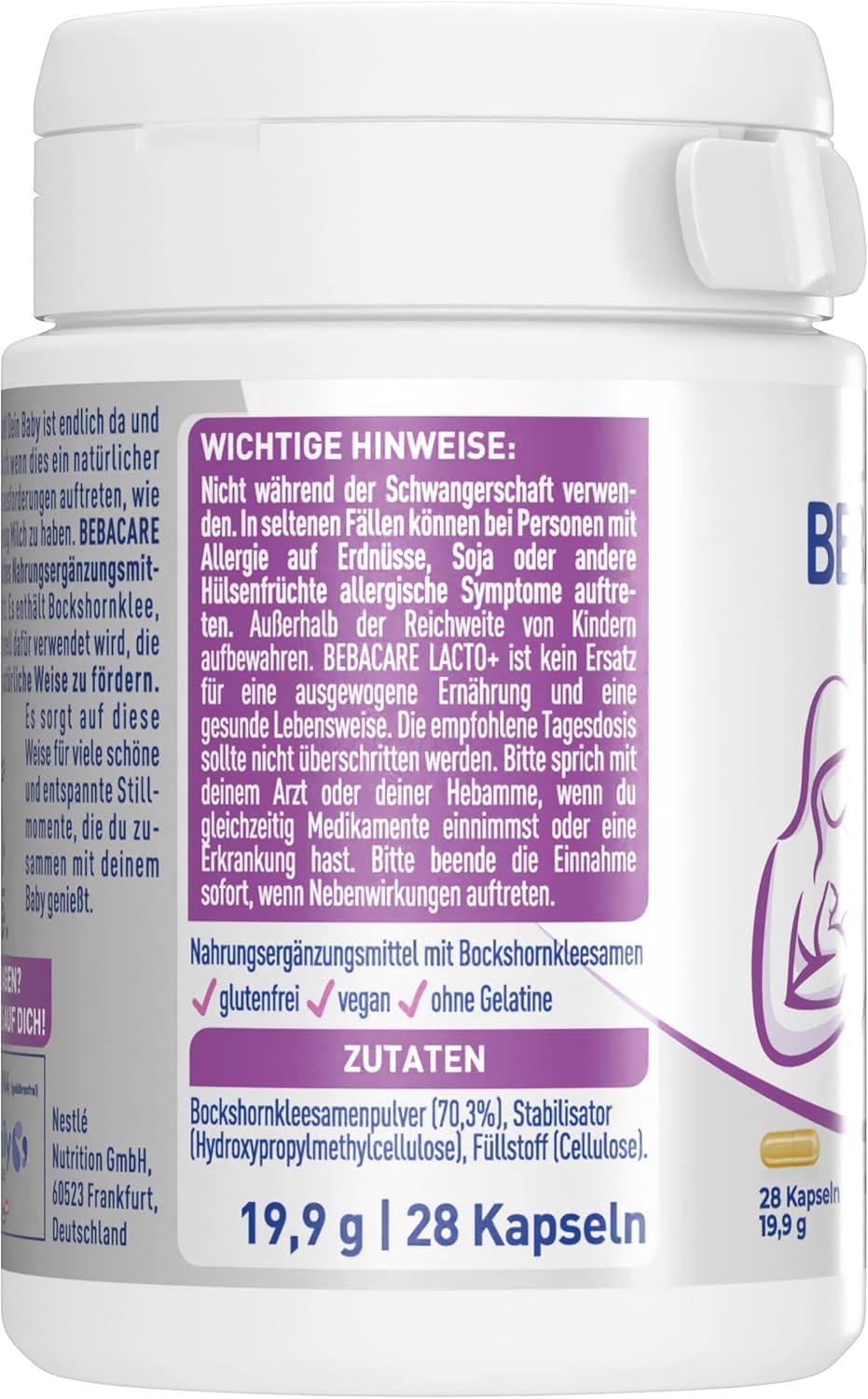 BEBACARE MAMA Lacto+ Kapseln