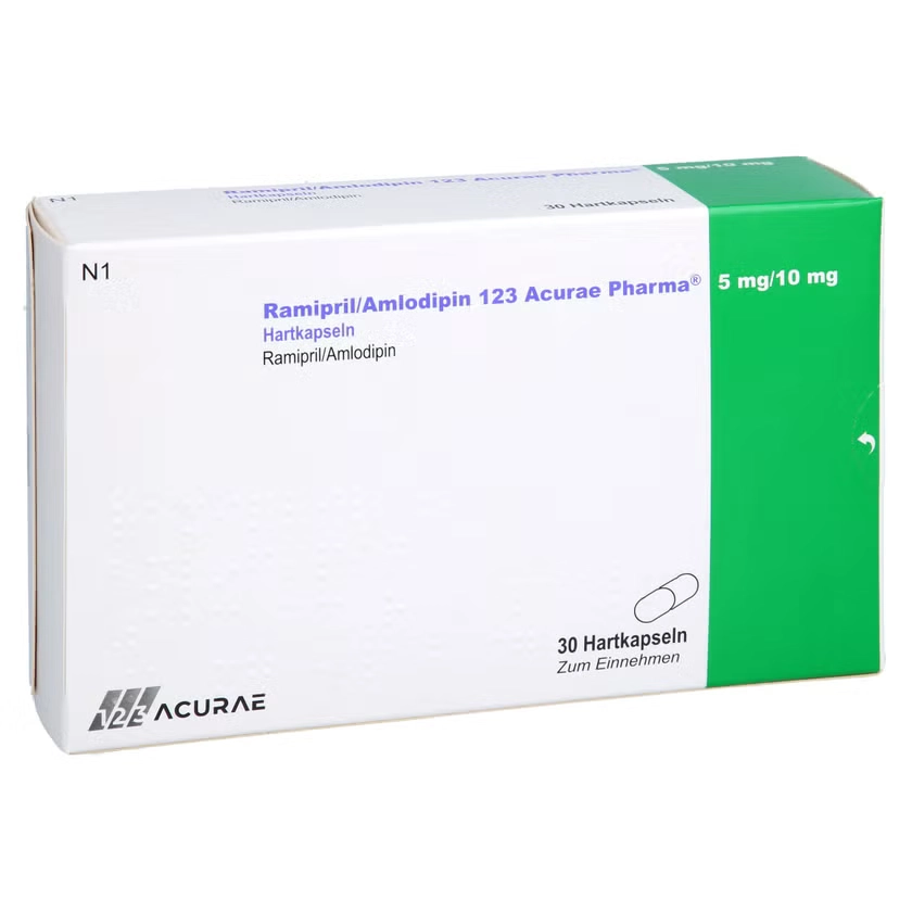 RAMIPRIL/Amlodipin 123 Acurae Pharma 5mg/10mg HKP