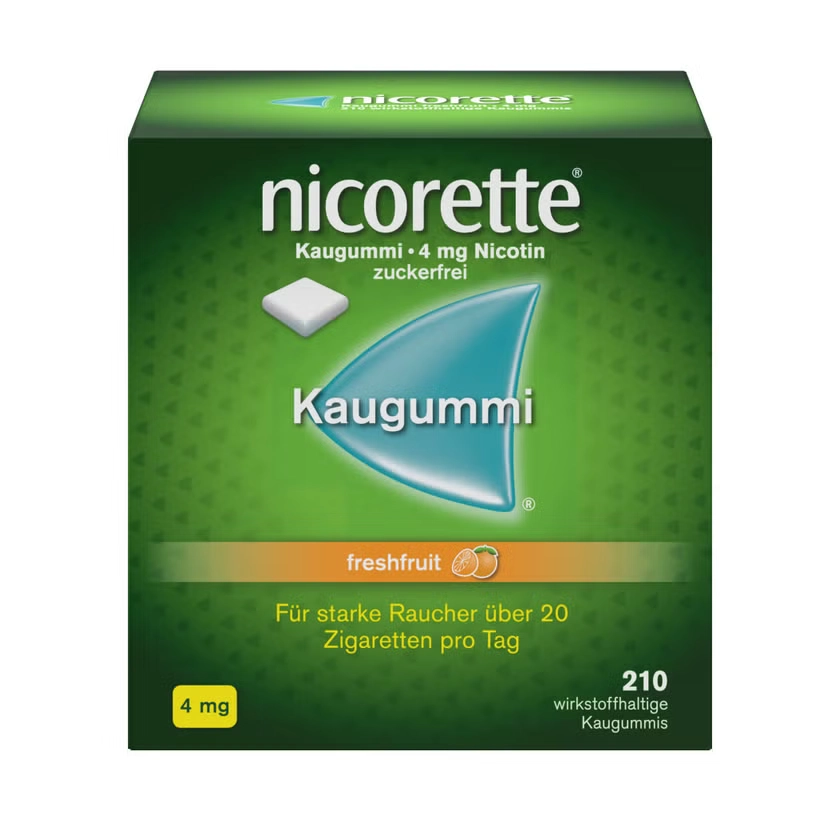 NICORETTE Kaugummi 4 mg freshfruit