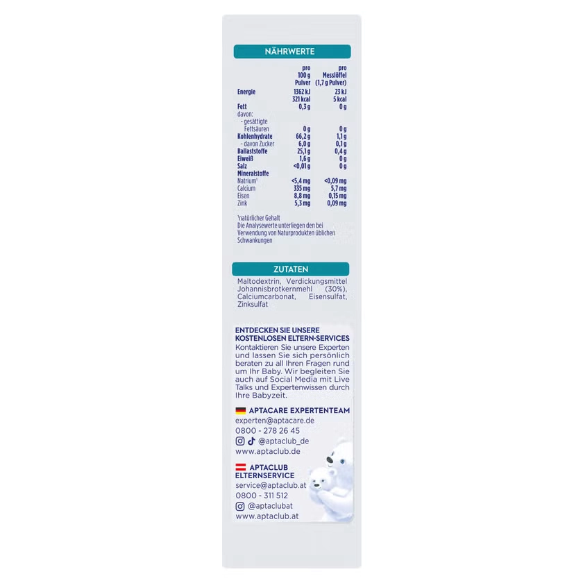 APTAMIL Anti-Reflux Andickungsmittel Pulver