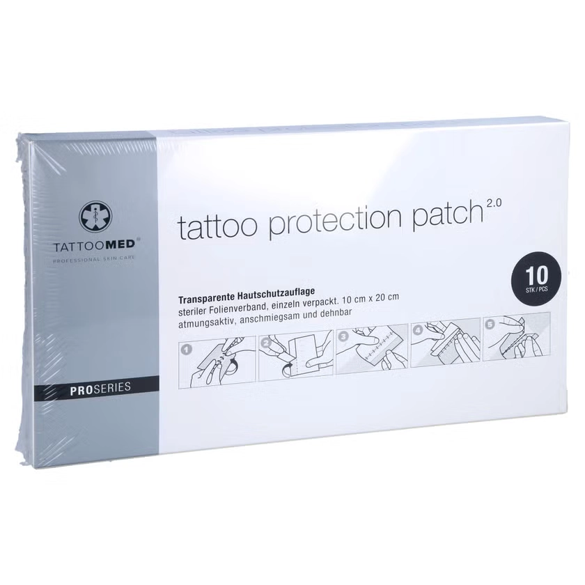 TATTOOMED tattoo protection patch 2.0 10x20 cm