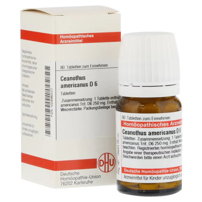 CEANOTHUS AMERICANUS D 6 Tabletten
