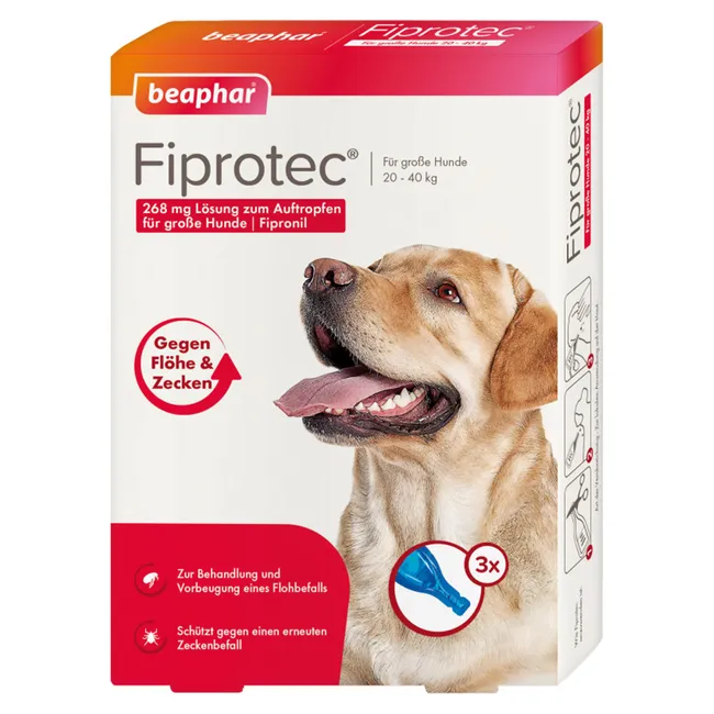 FIPROTEC 268 mg Lösung z.Auftr.f.große Hunde