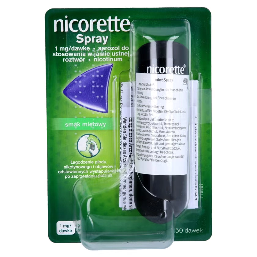NICORETTE Mint Spray 1 mg/Sprühstoß