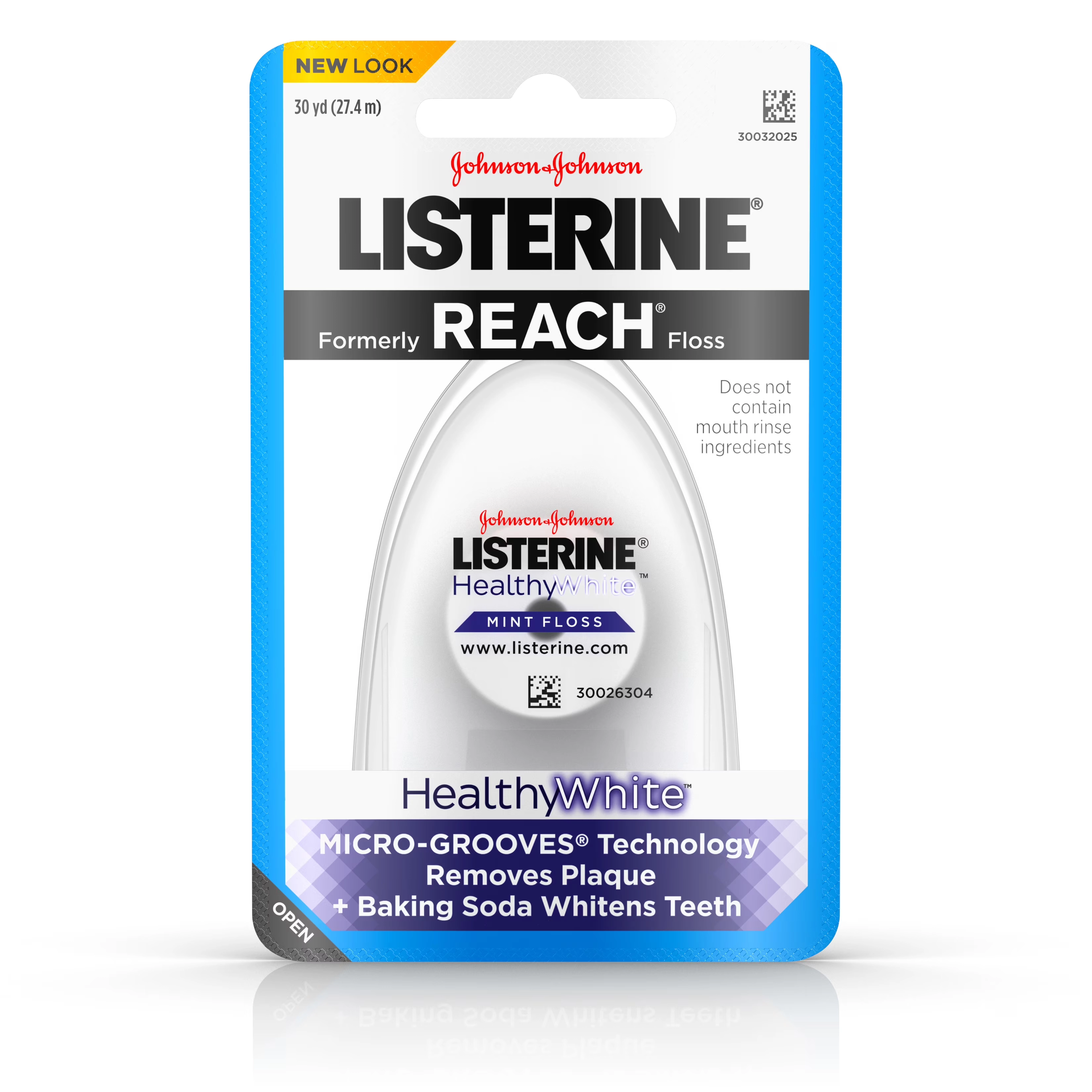 LISTERINE Healthy White mint Floss 30 yd/27,4 m