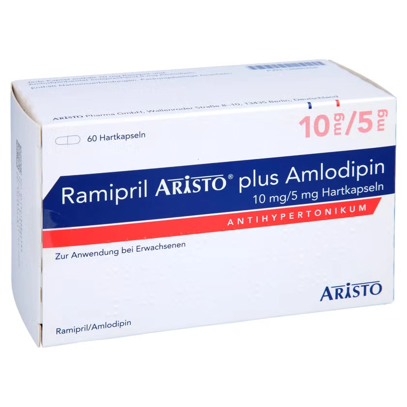 RAMIPRIL Aristo plus Amlodipin 10 mg/5 mg Hartkps.
