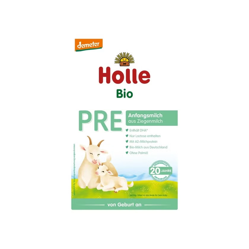 HOLLE Bio Anfangsmilch PRE aus Ziegenmilch Pulver