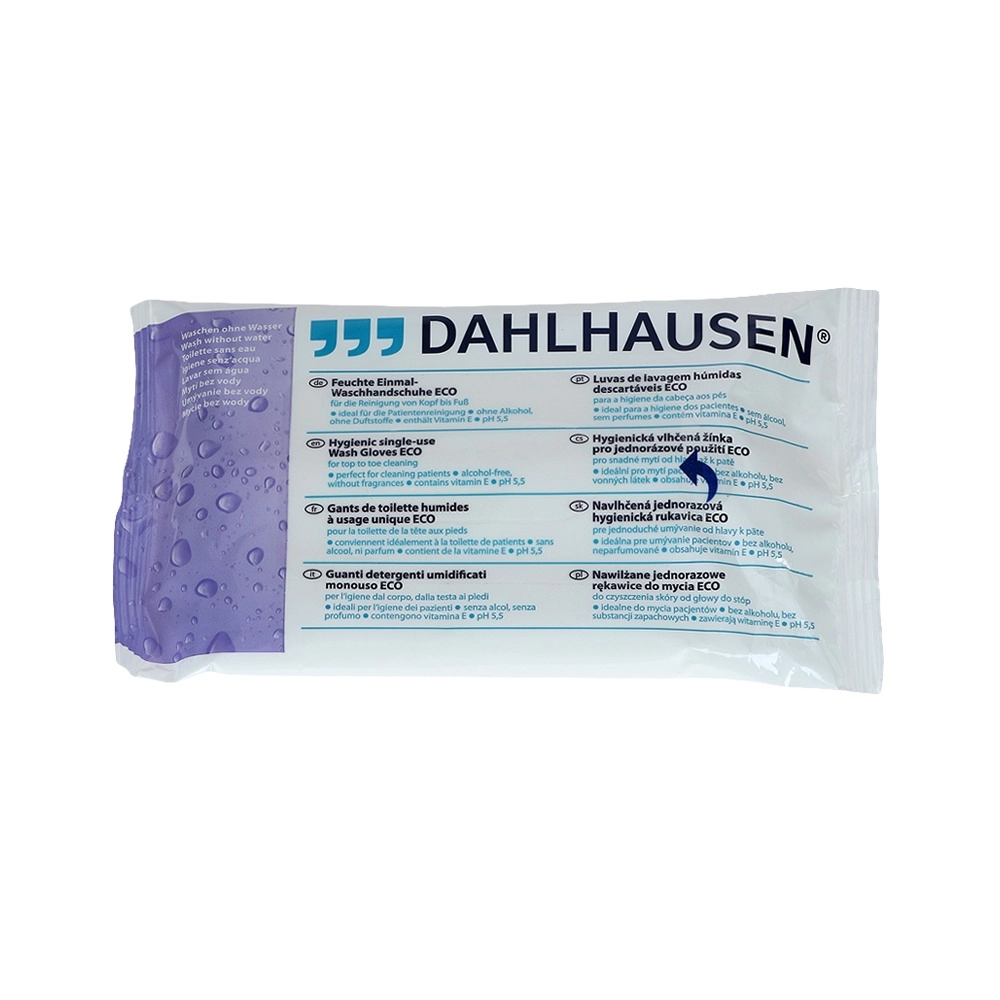 WASCHHANDSCHUHE Einmal ECO feucht