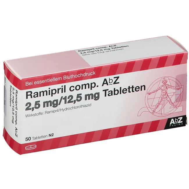 RAMIPRIL comp. AbZ 2,5 mg/12,5 mg Tabletten