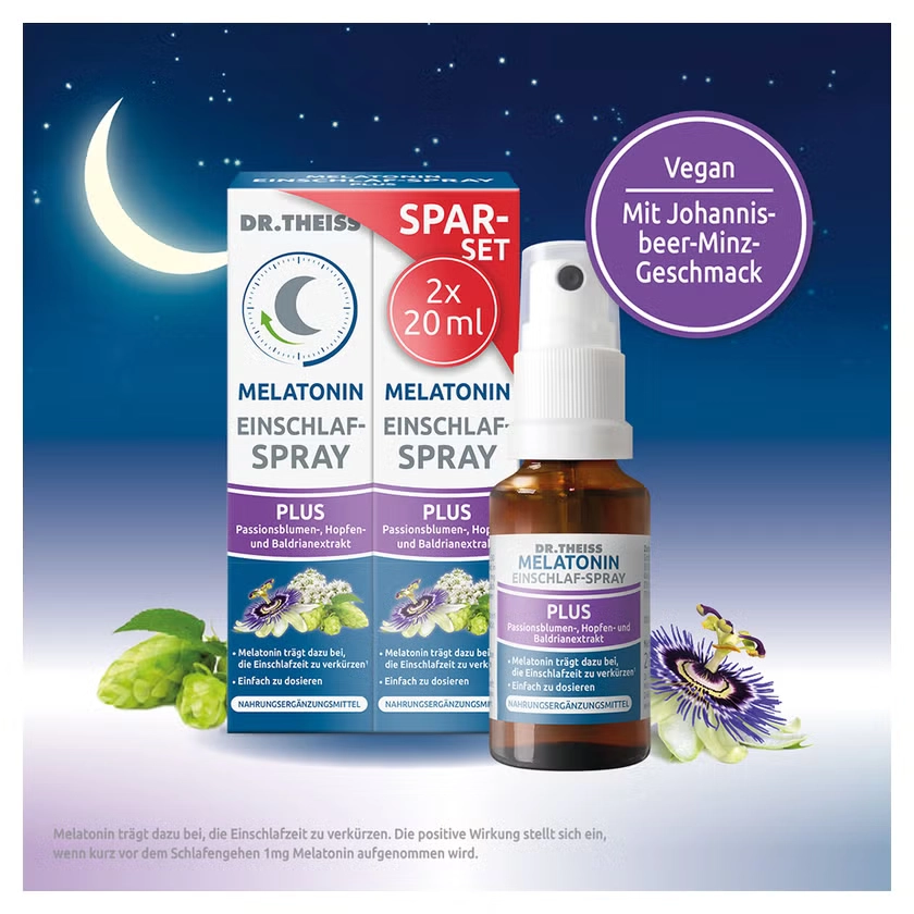DR.THEISS Melatonin Einschlaf-Spray Plus Spar-Set