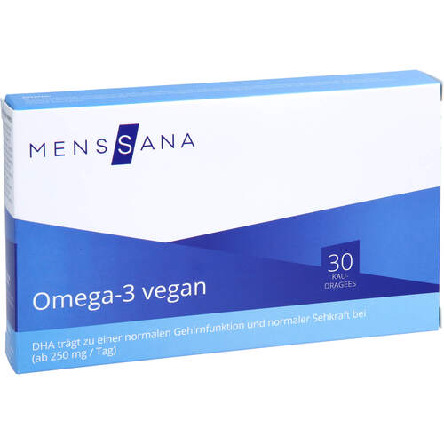 OMEGA-3 VEGAN Kaudragees MensSana