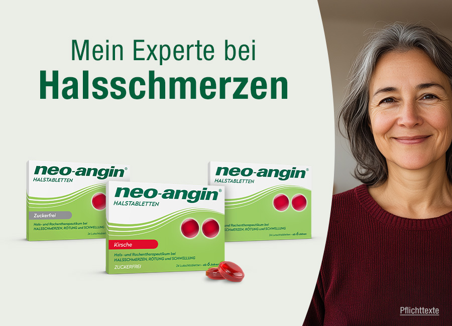 neo-angin Halstabletten Kirsche zuckerfrei Banner 1