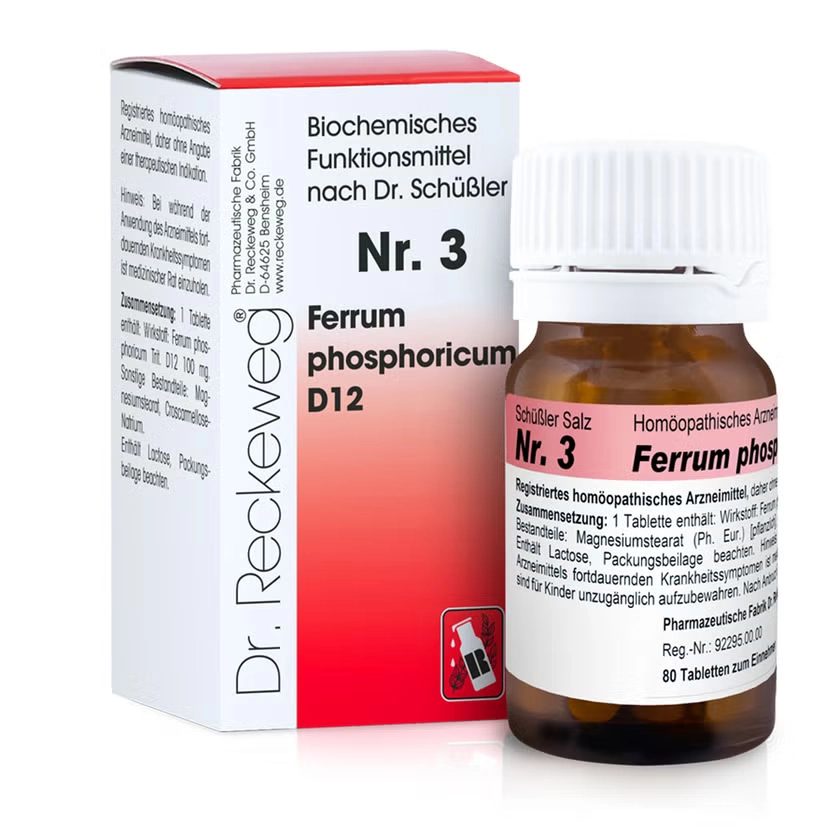 BIOCHEMIE 3 Ferrum phosphoricum D 12 Tabletten