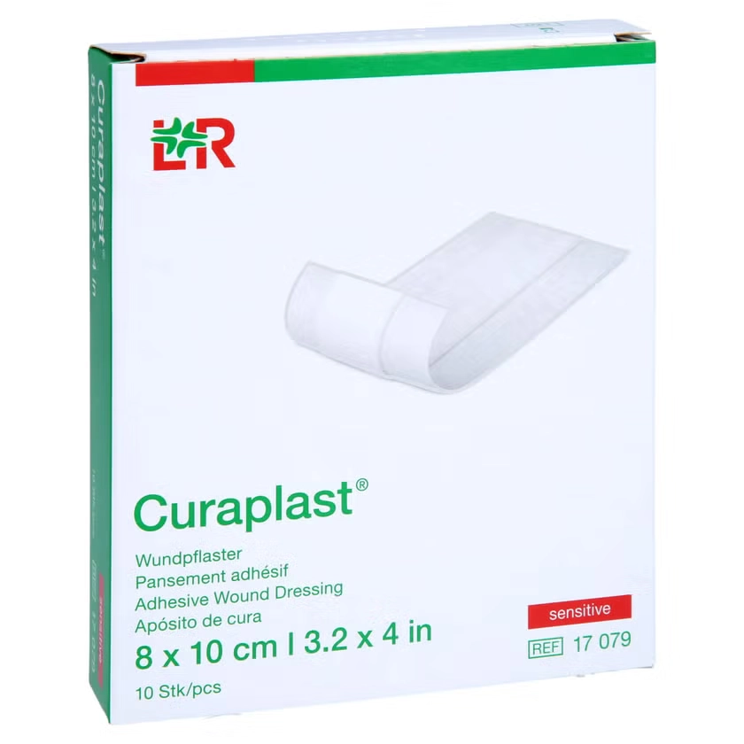 CURAPLAST Wundschnellverb.sensitiv 8x10 cm 1 m