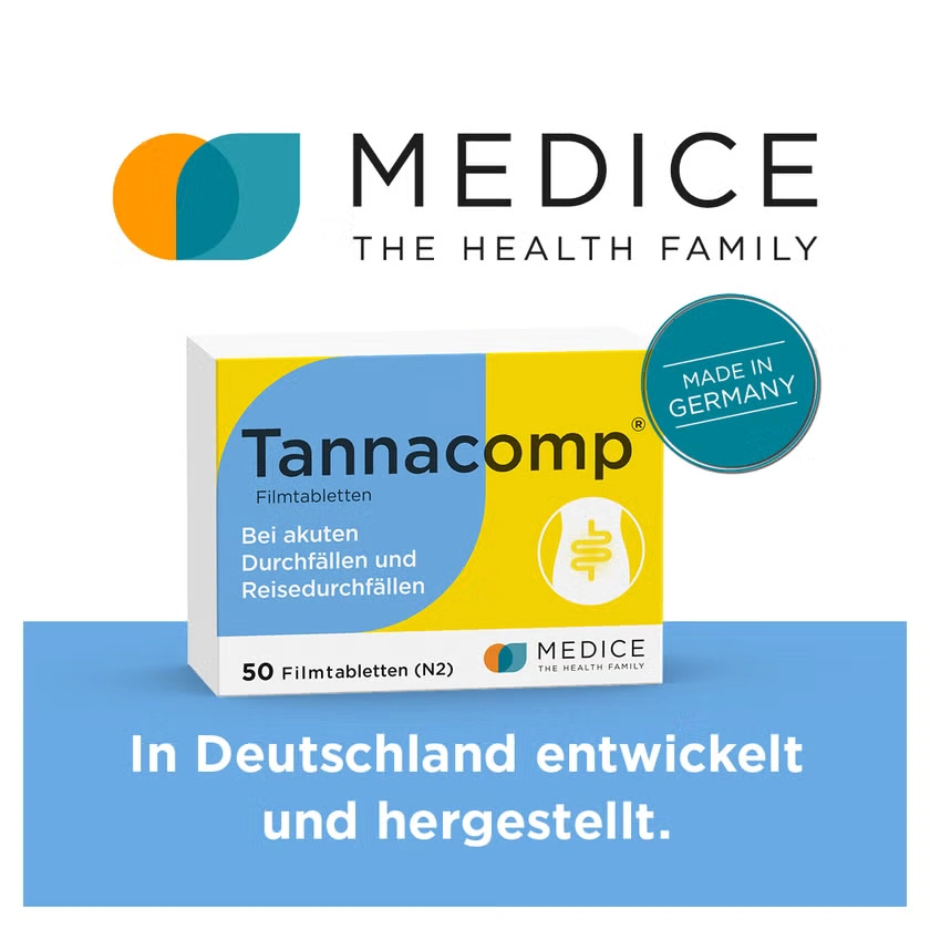 Tannacomp® bei akutem Durchfall, Reisedurchfall & Magen-Darm-Infekten