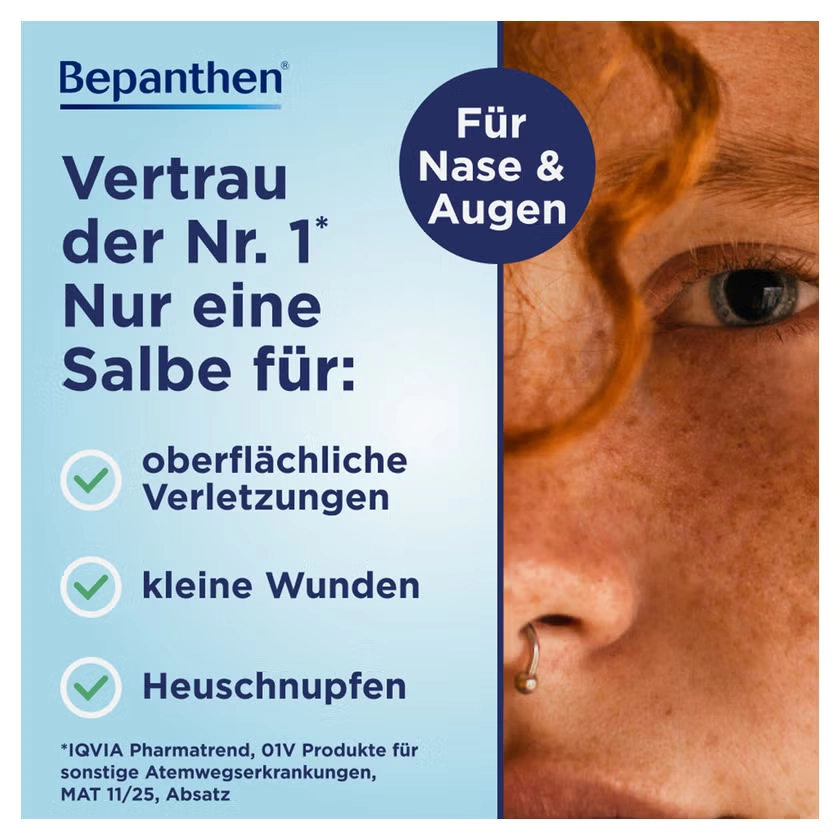Bepanthen® Augen- und Nasensalbe bei wunder Nase, trockenen & gereizten Augen