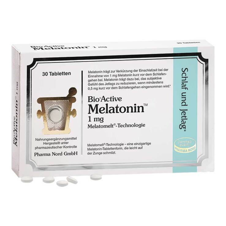 BIO ACTIVE Melatonin 1 mg Tabletten