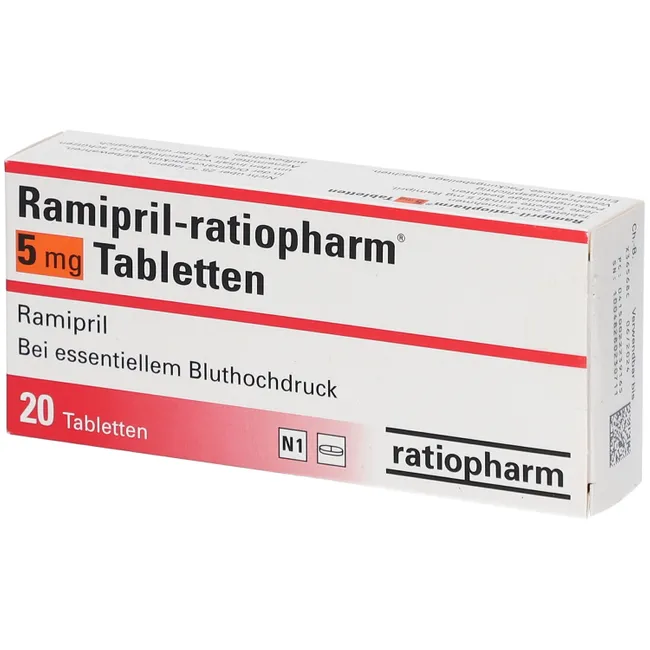 RAMIPRIL-ratiopharm 5 mg Tabletten