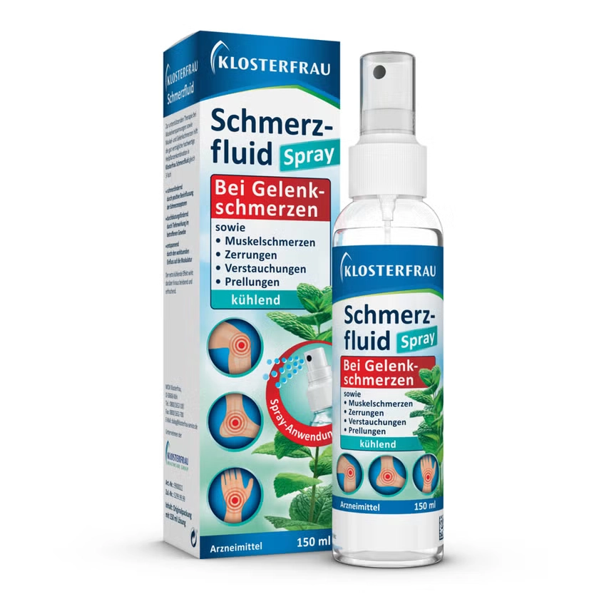 Klosterfrau Schmerzfluid – Kühlende Einreibung bei Muskelschmerzen
