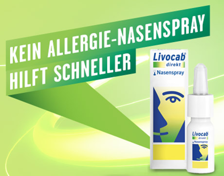 Livocab direkt Nasenspray bei allergischem Schnupfen