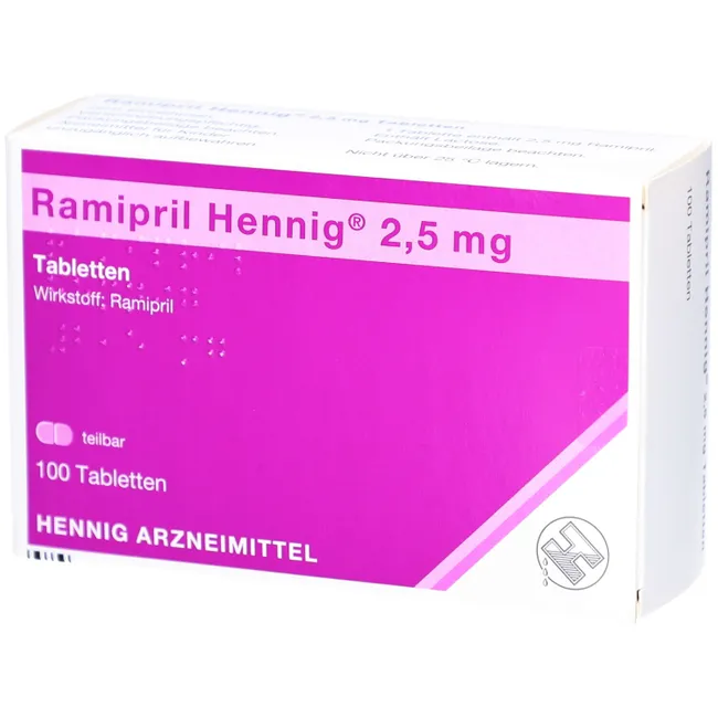 RAMIPRIL Hennig 2,5 mg Tabletten