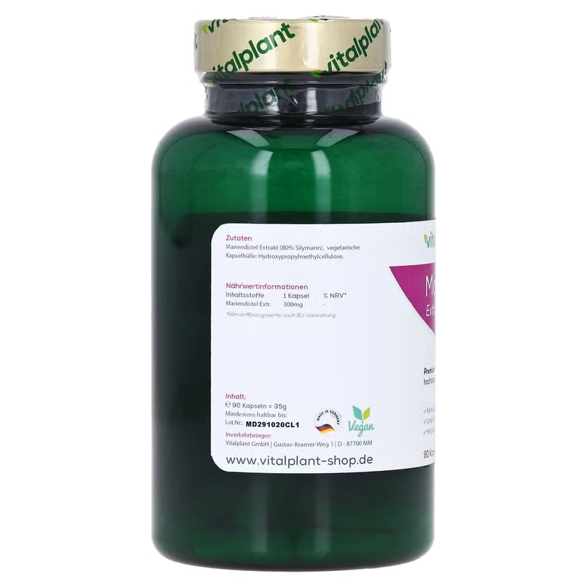 MARIENDISTEL 300 mg Extrakt Vitalplant Kapseln
