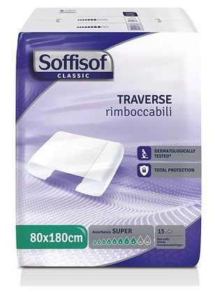 SOFFISOF Krankenunterlage 80x180 cm Flockenfüllung