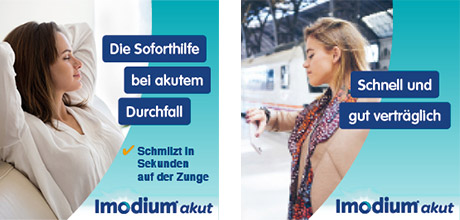 Imodium akut lingual Schmelztablette mit Loperamid