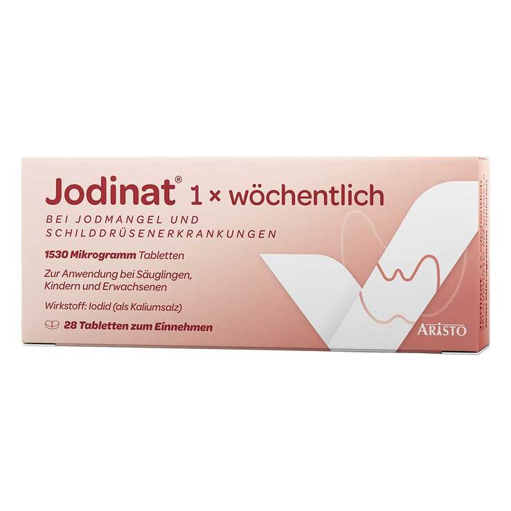 JODINAT 1x wöchentlich 1530 Mikrogramm Tabletten