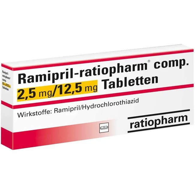 RAMIPRIL-ratiopharm comp.2,5 mg/12,5 mg Tabletten