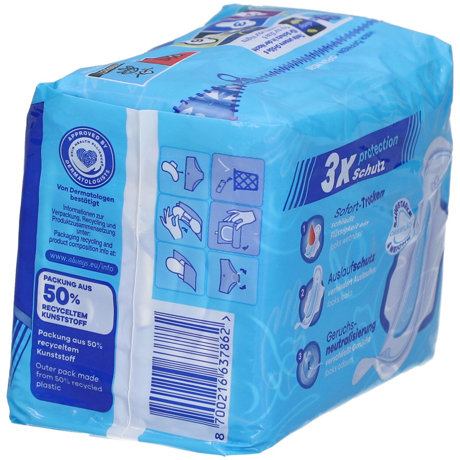 ALWAYS Ultra Binden long plus mit Flügeln
