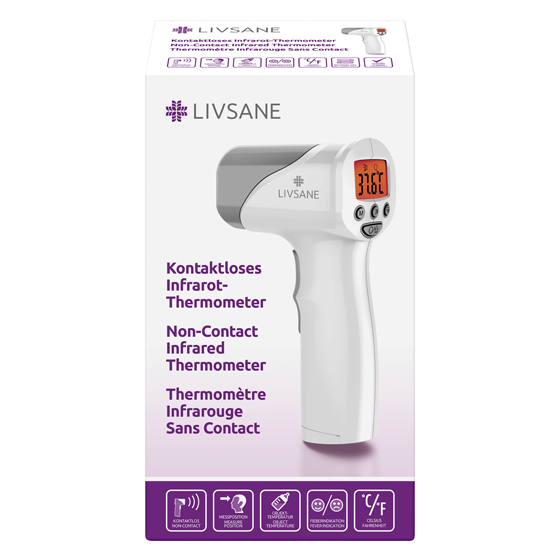 LIVSANE kontaktloses Infrarot-Thermometer