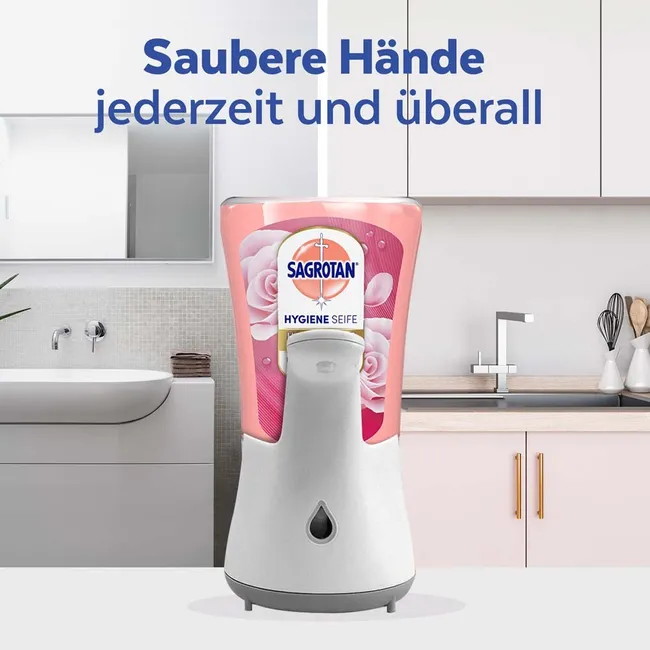 SAGROTAN No-Touch Nachfüller Rose & Shea Duft