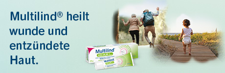 Multilind Heilsalbe bei wunder und entzündeter Haut