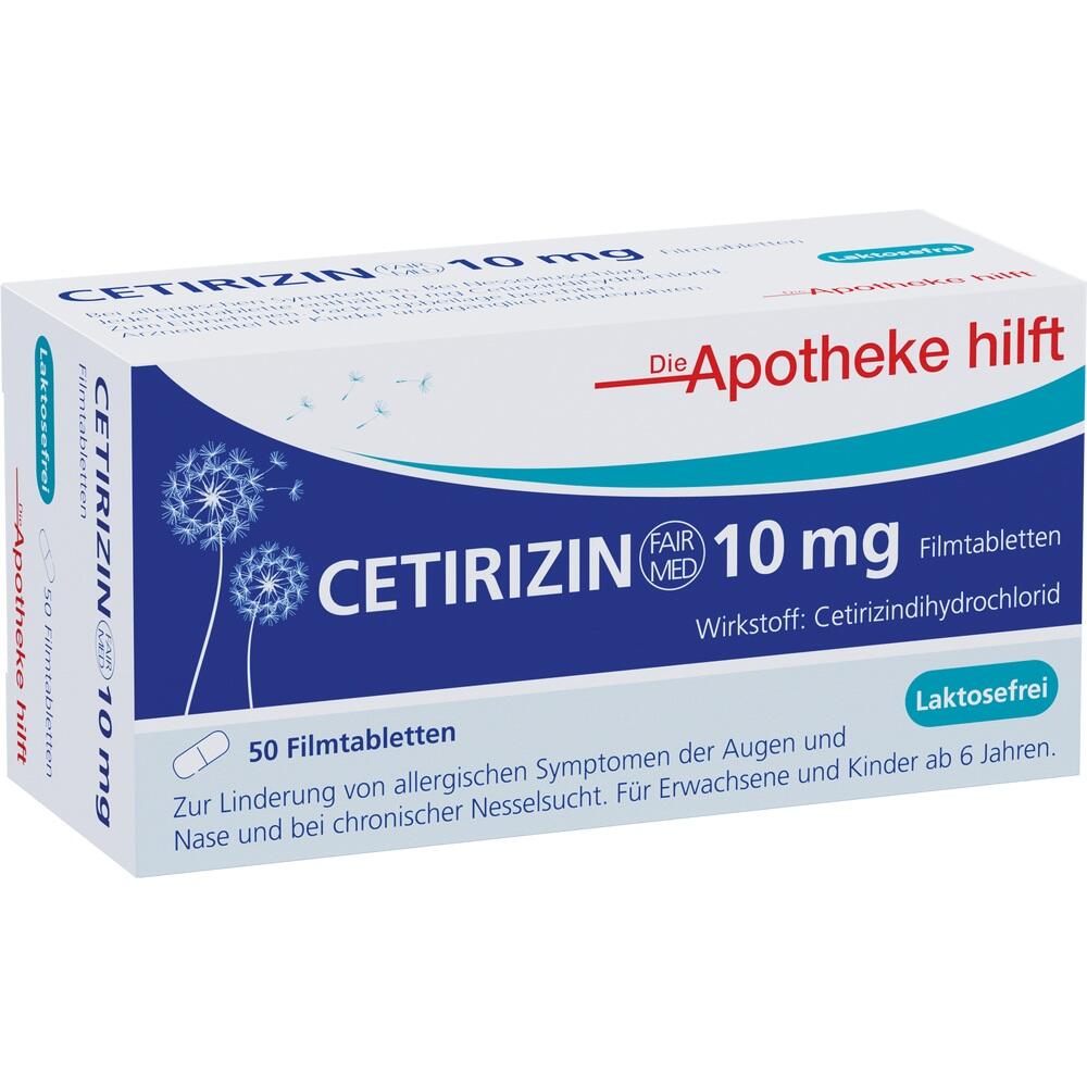 CETIRIZIN Fair-Med Healthcare 10 mg Filmtabletten
