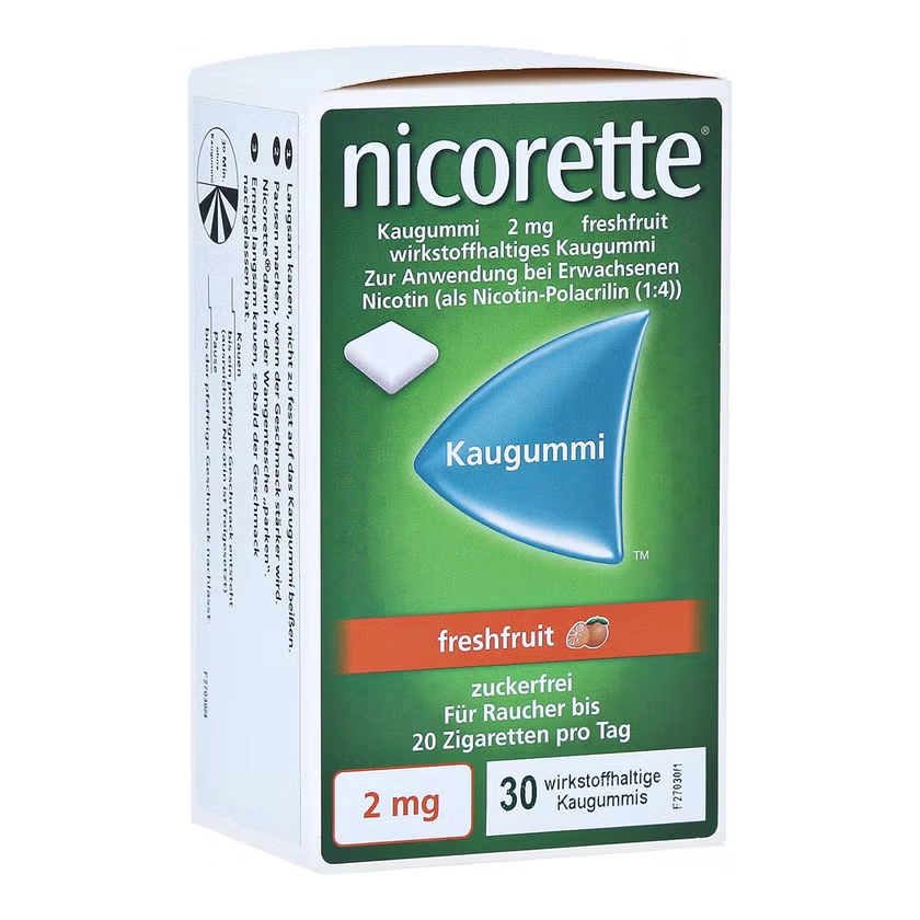 NICORETTE Kaugummi 2 mg freshfruit