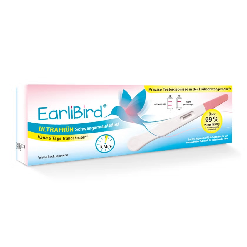 EARLIBIRD Ultrafrüh Schwangerschaftstest Urin
