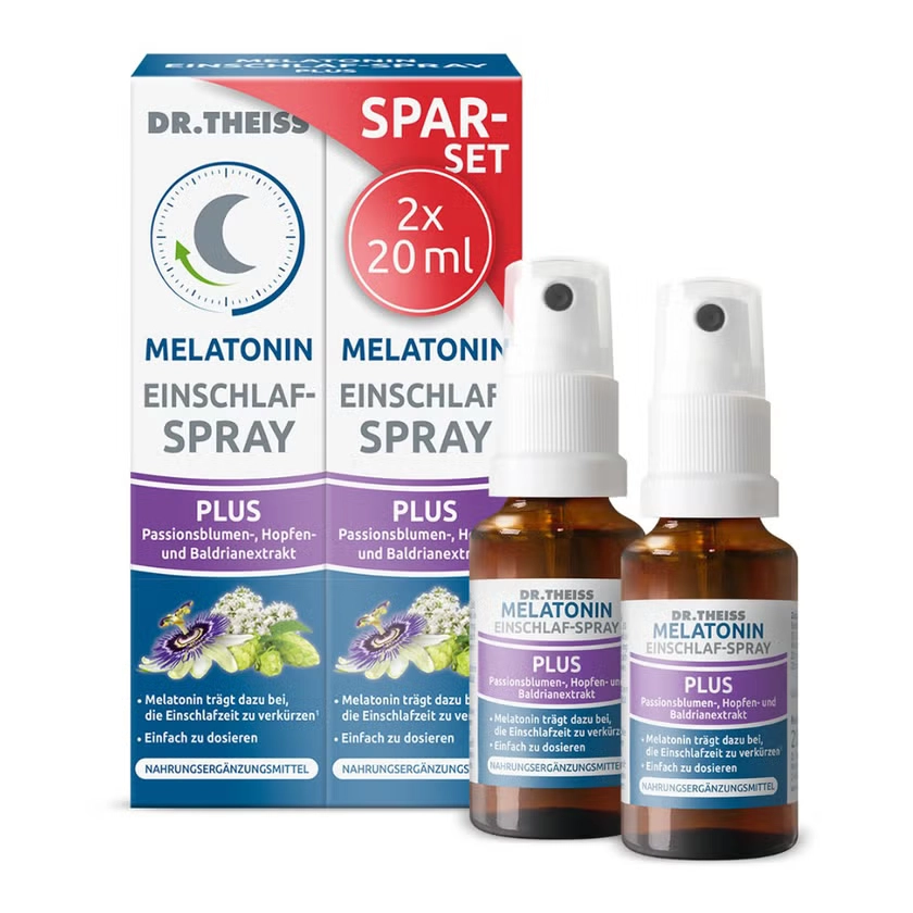 DR.THEISS Melatonin Einschlaf-Spray Plus Spar-Set