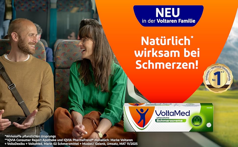 VoltaMed pflanzliche Schmerzcreme Banner 1